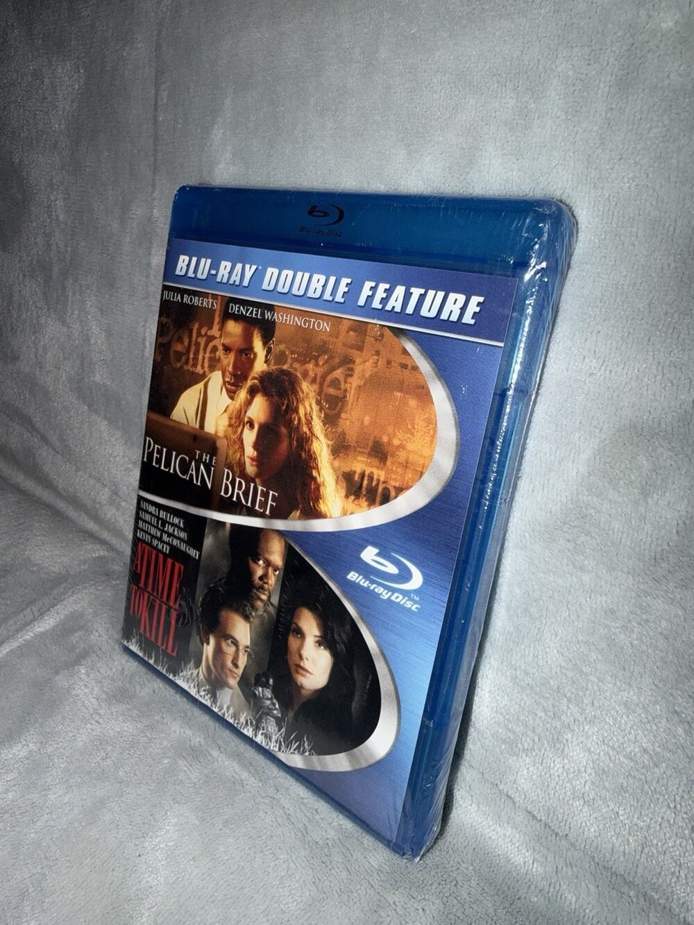 New/Sealed! THE PELICAN BRIEF & A TIME TO KILL BLU RAY (DOUBLE FEATURE)